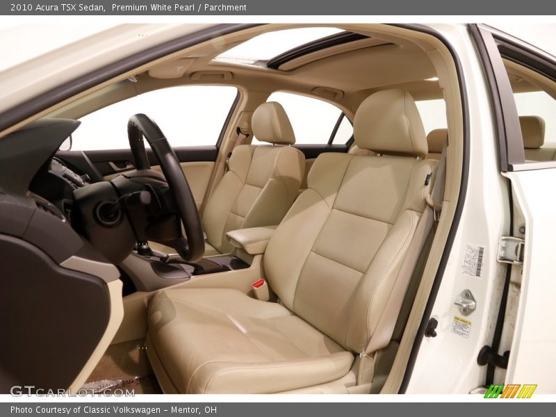 Premium White Pearl / Parchment 2010 Acura TSX Sedan