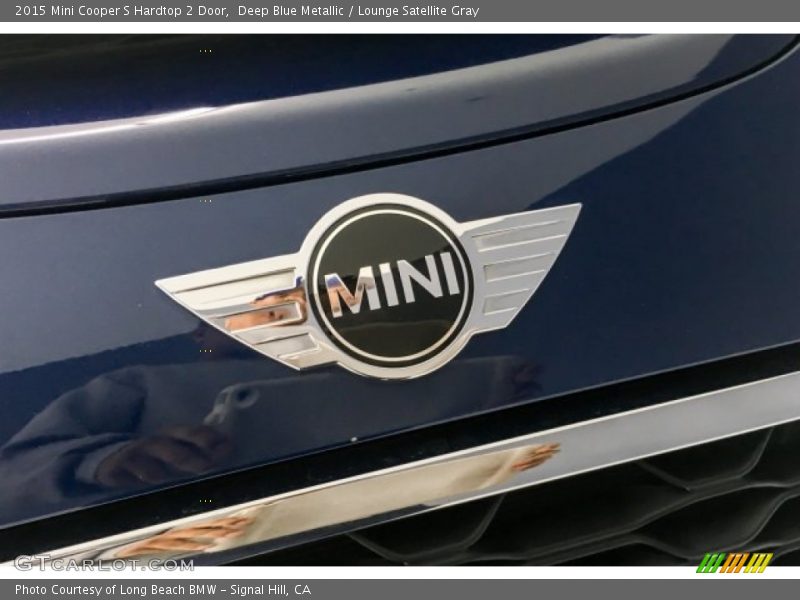 Deep Blue Metallic / Lounge Satellite Gray 2015 Mini Cooper S Hardtop 2 Door