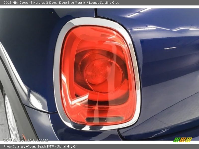 Deep Blue Metallic / Lounge Satellite Gray 2015 Mini Cooper S Hardtop 2 Door