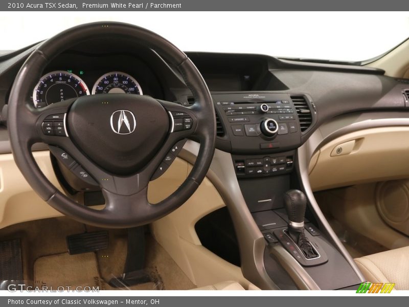 Premium White Pearl / Parchment 2010 Acura TSX Sedan