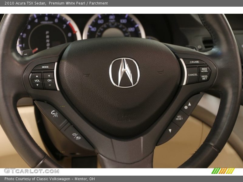 Premium White Pearl / Parchment 2010 Acura TSX Sedan
