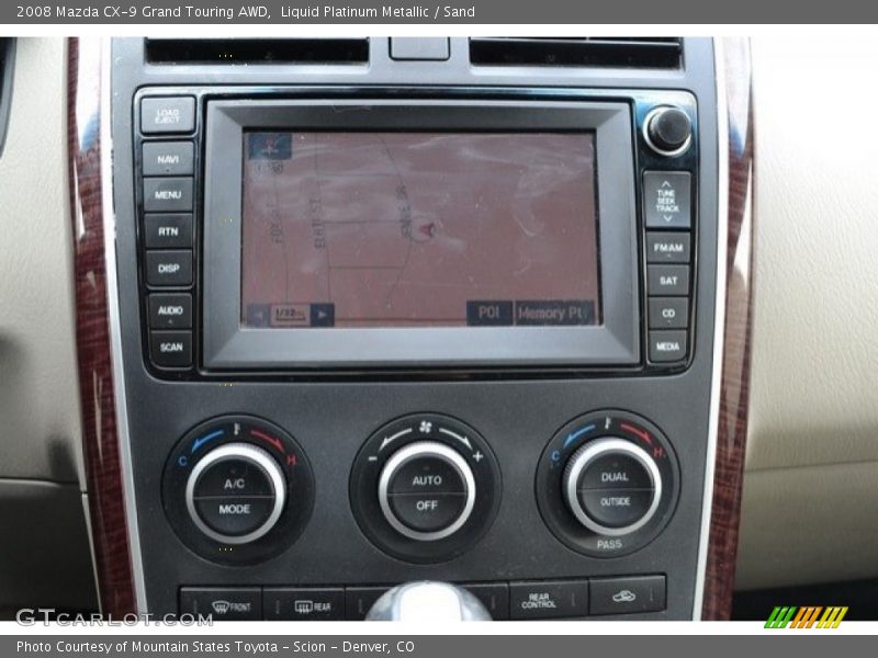 Liquid Platinum Metallic / Sand 2008 Mazda CX-9 Grand Touring AWD