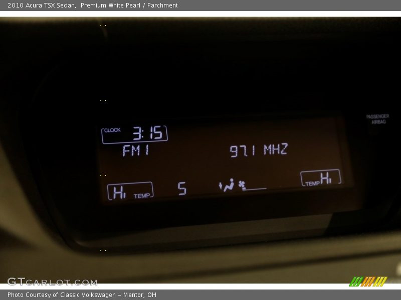 Premium White Pearl / Parchment 2010 Acura TSX Sedan