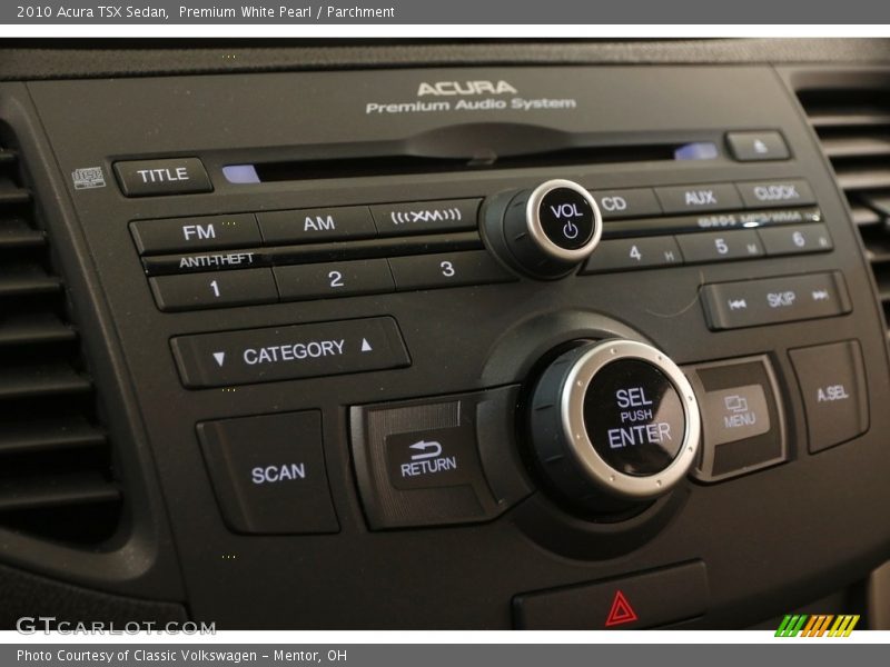 Premium White Pearl / Parchment 2010 Acura TSX Sedan