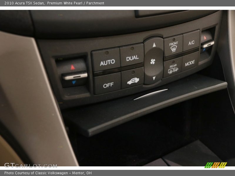 Premium White Pearl / Parchment 2010 Acura TSX Sedan