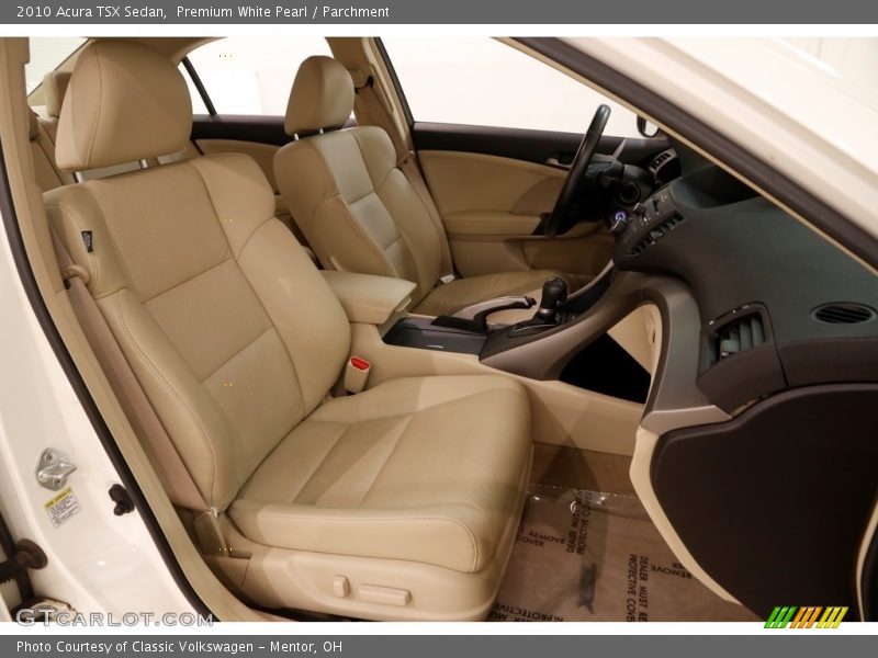 Premium White Pearl / Parchment 2010 Acura TSX Sedan
