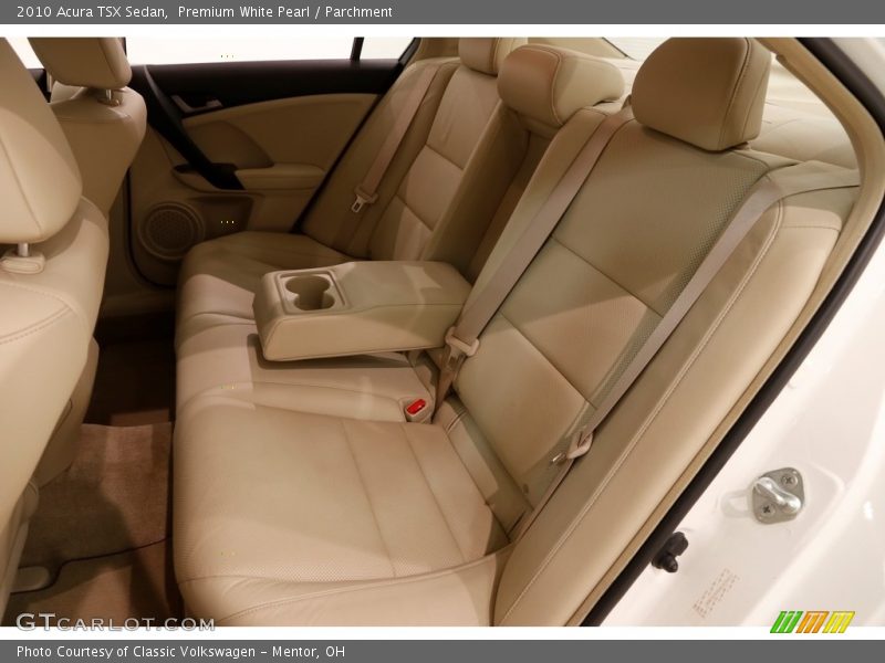Premium White Pearl / Parchment 2010 Acura TSX Sedan