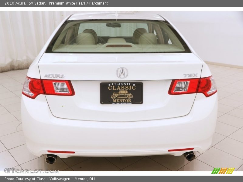 Premium White Pearl / Parchment 2010 Acura TSX Sedan