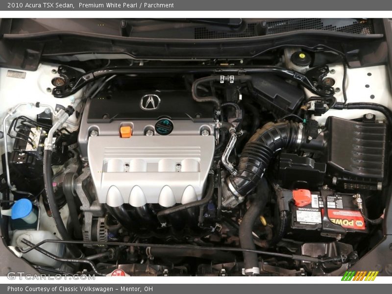 Premium White Pearl / Parchment 2010 Acura TSX Sedan