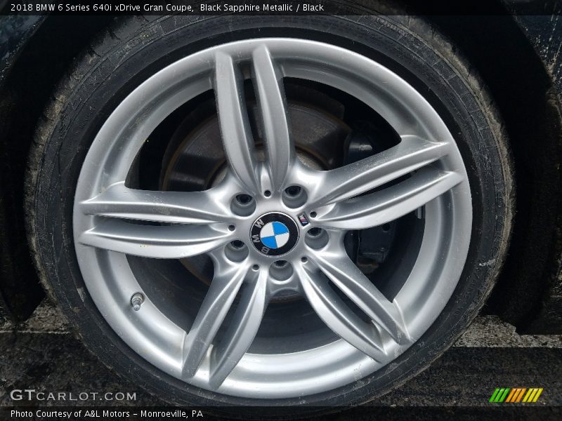 Black Sapphire Metallic / Black 2018 BMW 6 Series 640i xDrive Gran Coupe