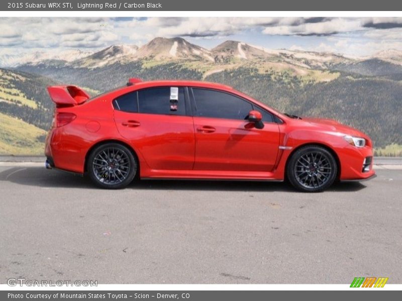  2015 WRX STI Lightning Red