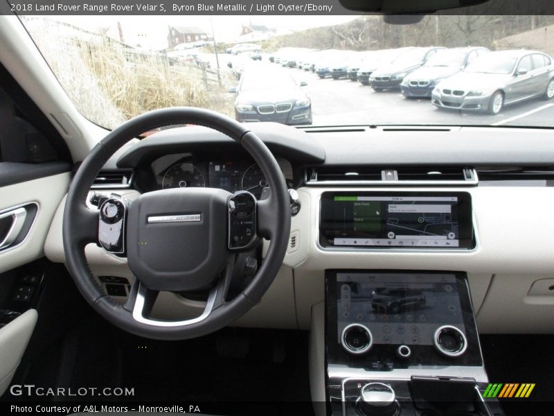 Byron Blue Metallic / Light Oyster/Ebony 2018 Land Rover Range Rover Velar S