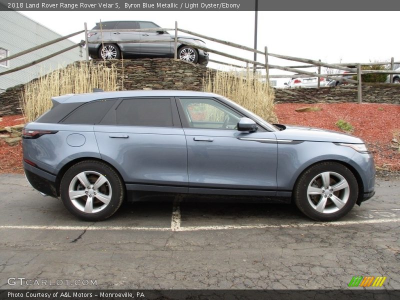 Byron Blue Metallic / Light Oyster/Ebony 2018 Land Rover Range Rover Velar S
