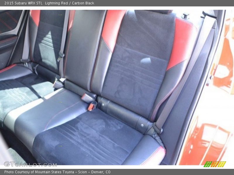 Lightning Red / Carbon Black 2015 Subaru WRX STI