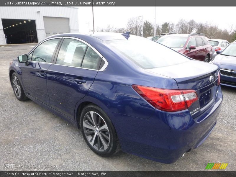 Lapis Blue Pearl / Warm Ivory 2017 Subaru Legacy 2.5i Limited