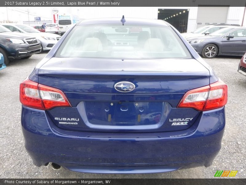 Lapis Blue Pearl / Warm Ivory 2017 Subaru Legacy 2.5i Limited