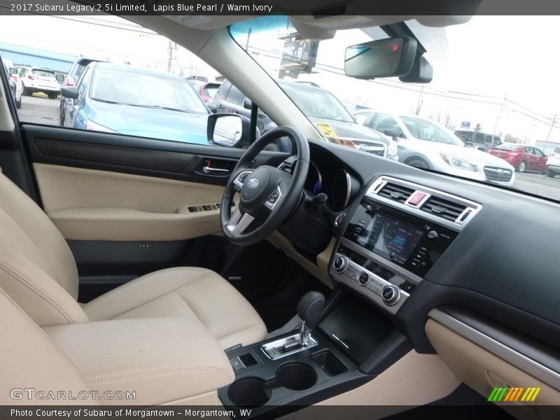 Lapis Blue Pearl / Warm Ivory 2017 Subaru Legacy 2.5i Limited