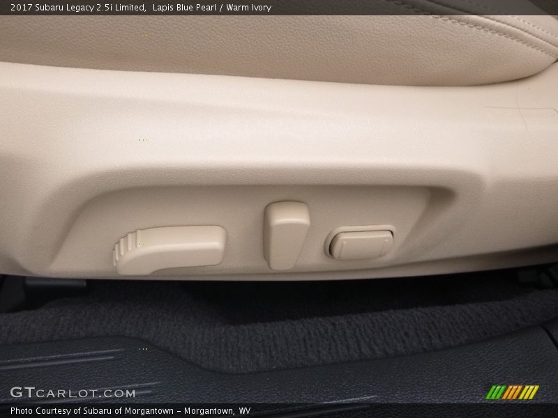 Lapis Blue Pearl / Warm Ivory 2017 Subaru Legacy 2.5i Limited