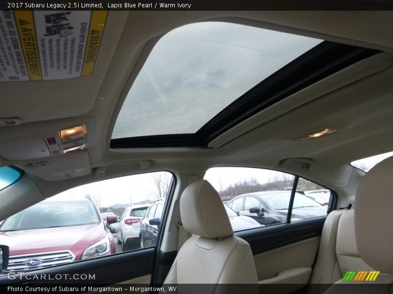 Lapis Blue Pearl / Warm Ivory 2017 Subaru Legacy 2.5i Limited