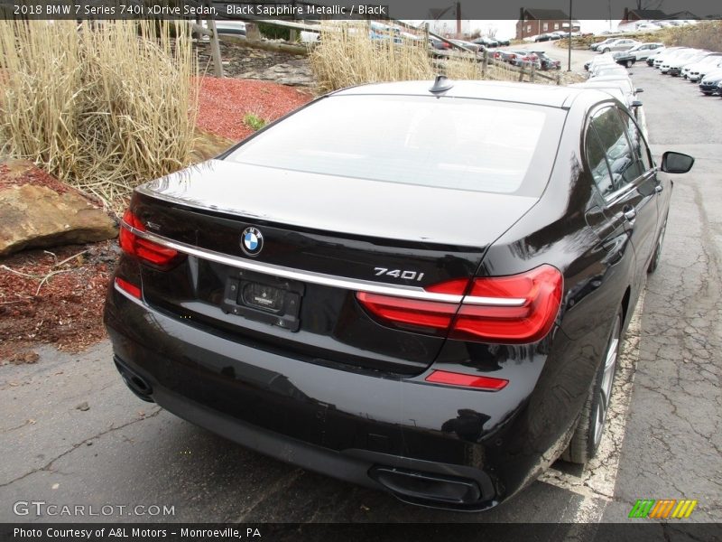 Black Sapphire Metallic / Black 2018 BMW 7 Series 740i xDrive Sedan