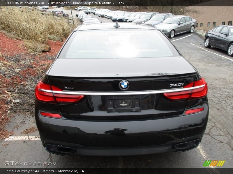 Black Sapphire Metallic / Black 2018 BMW 7 Series 740i xDrive Sedan