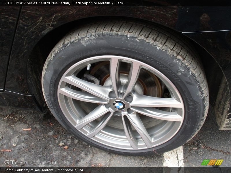 Black Sapphire Metallic / Black 2018 BMW 7 Series 740i xDrive Sedan