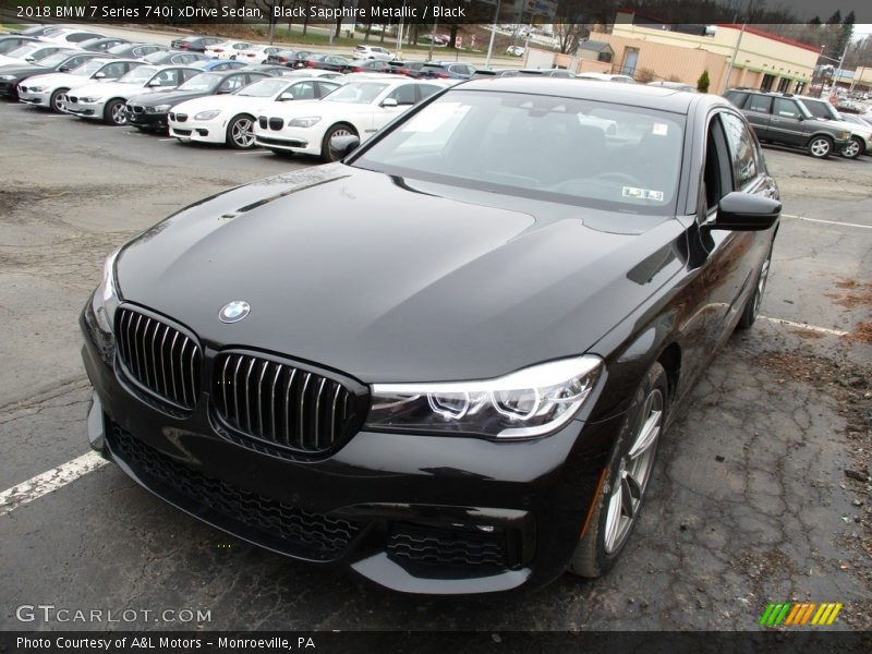 Black Sapphire Metallic / Black 2018 BMW 7 Series 740i xDrive Sedan