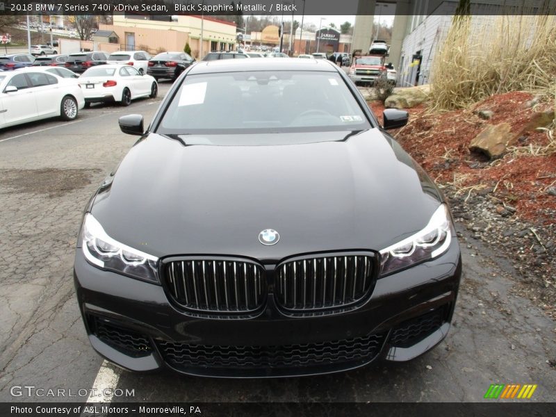 Black Sapphire Metallic / Black 2018 BMW 7 Series 740i xDrive Sedan