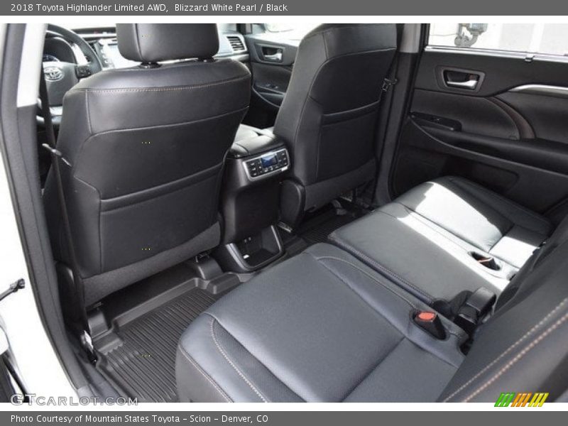 Blizzard White Pearl / Black 2018 Toyota Highlander Limited AWD