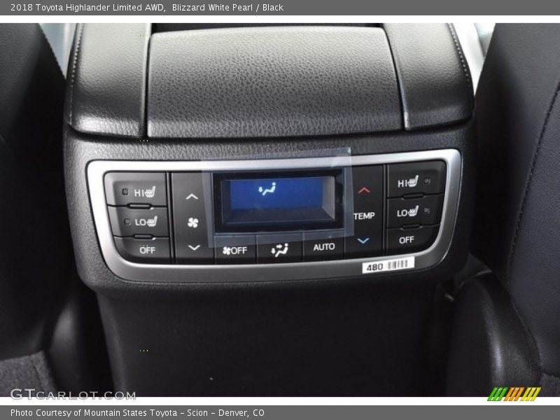 Blizzard White Pearl / Black 2018 Toyota Highlander Limited AWD