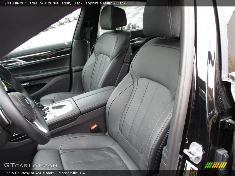 Black Sapphire Metallic / Black 2018 BMW 7 Series 740i xDrive Sedan