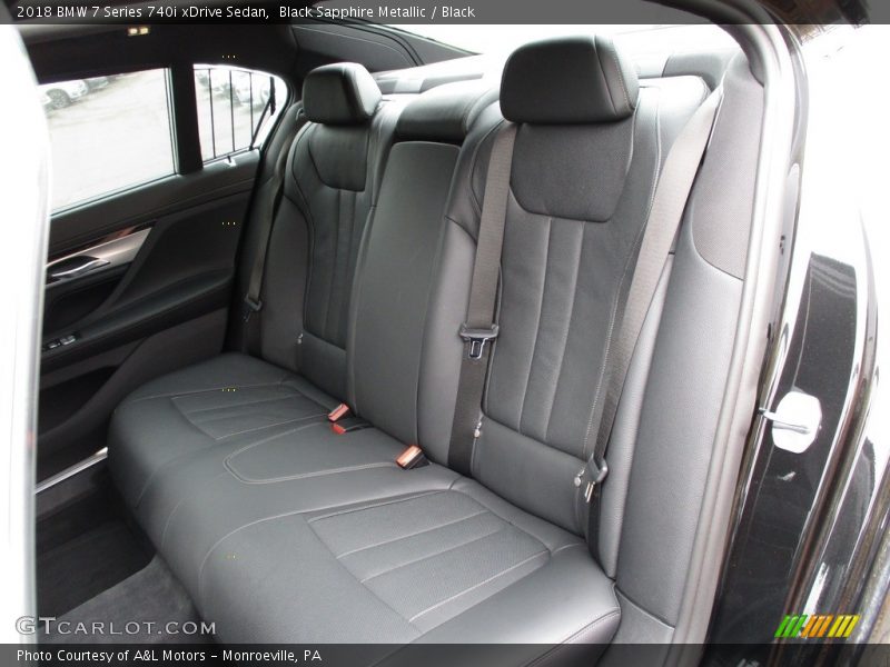Black Sapphire Metallic / Black 2018 BMW 7 Series 740i xDrive Sedan