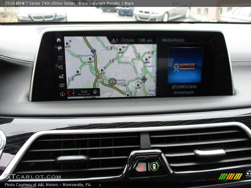 Black Sapphire Metallic / Black 2018 BMW 7 Series 740i xDrive Sedan