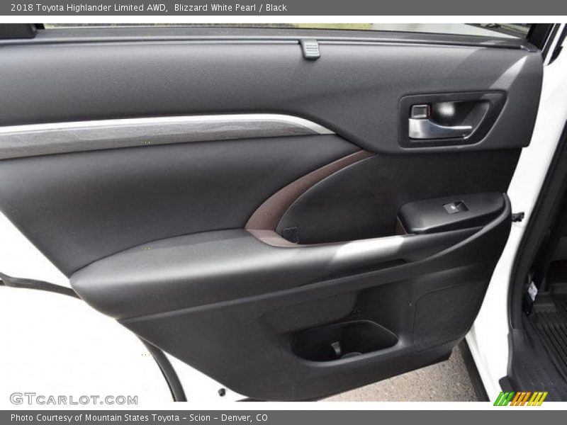 Blizzard White Pearl / Black 2018 Toyota Highlander Limited AWD