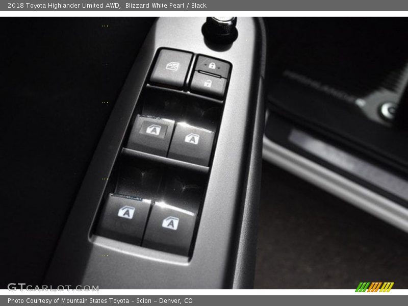 Blizzard White Pearl / Black 2018 Toyota Highlander Limited AWD