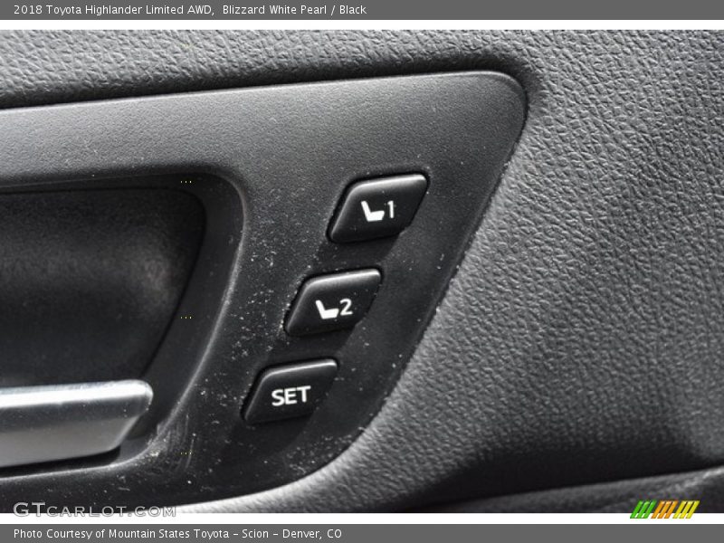 Blizzard White Pearl / Black 2018 Toyota Highlander Limited AWD