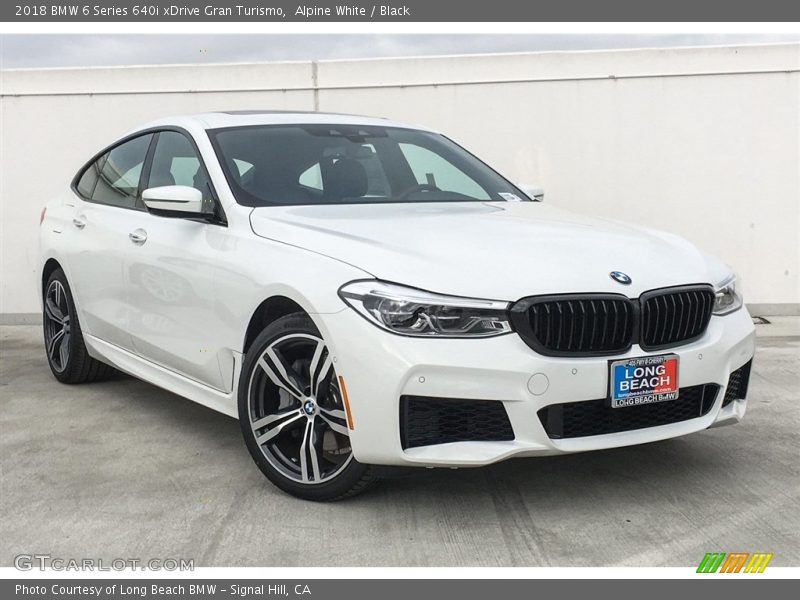 Alpine White / Black 2018 BMW 6 Series 640i xDrive Gran Turismo