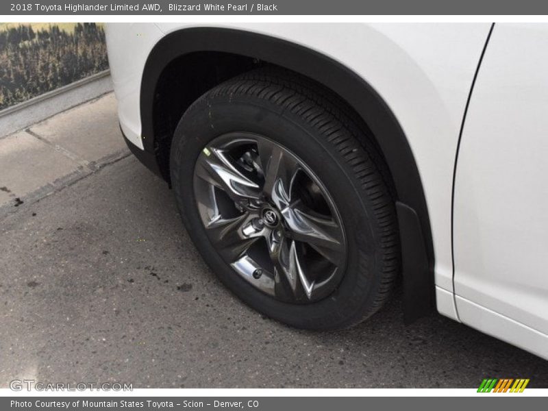 Blizzard White Pearl / Black 2018 Toyota Highlander Limited AWD