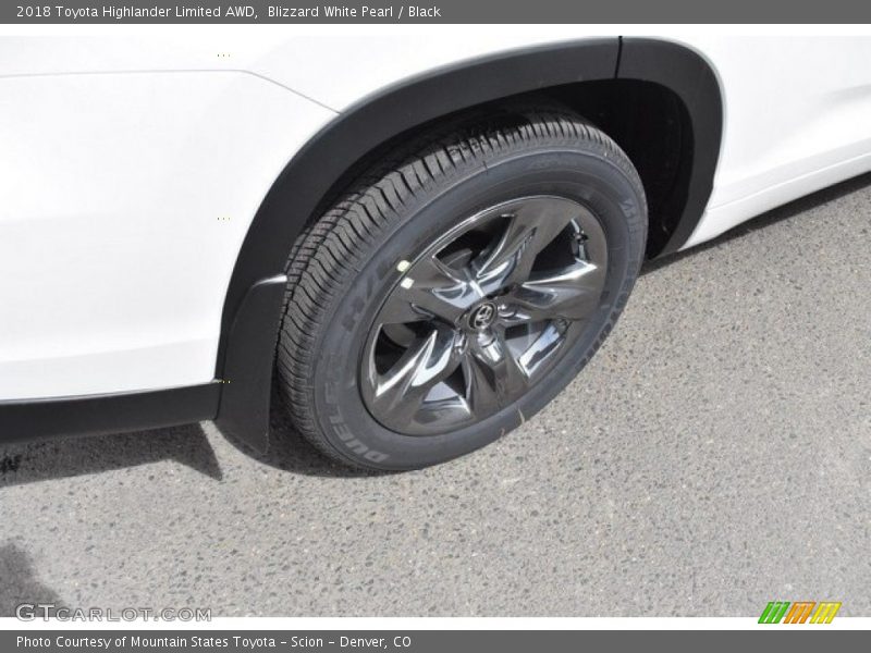 Blizzard White Pearl / Black 2018 Toyota Highlander Limited AWD