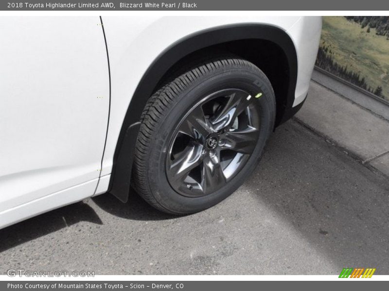 Blizzard White Pearl / Black 2018 Toyota Highlander Limited AWD