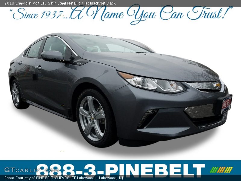 Satin Steel Metallic / Jet Black/Jet Black 2018 Chevrolet Volt LT