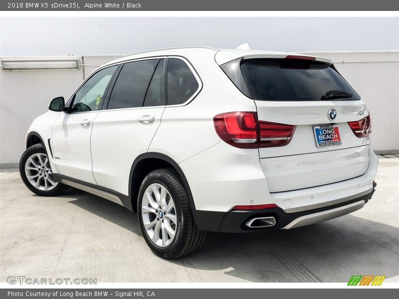 Alpine White / Black 2018 BMW X5 sDrive35i
