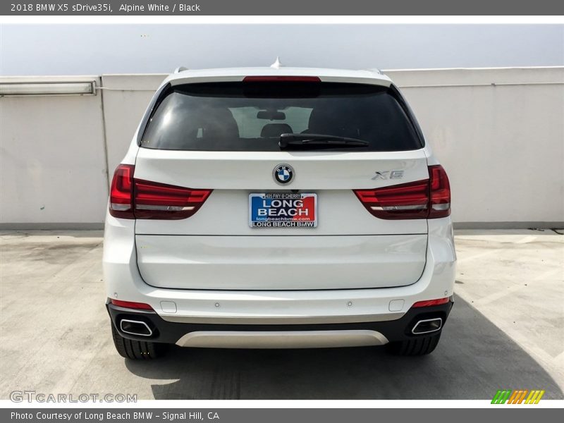 Alpine White / Black 2018 BMW X5 sDrive35i