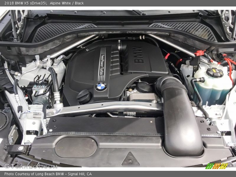 Alpine White / Black 2018 BMW X5 sDrive35i