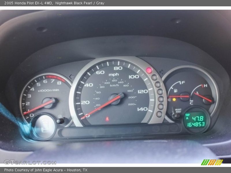 Nighthawk Black Pearl / Gray 2005 Honda Pilot EX-L 4WD
