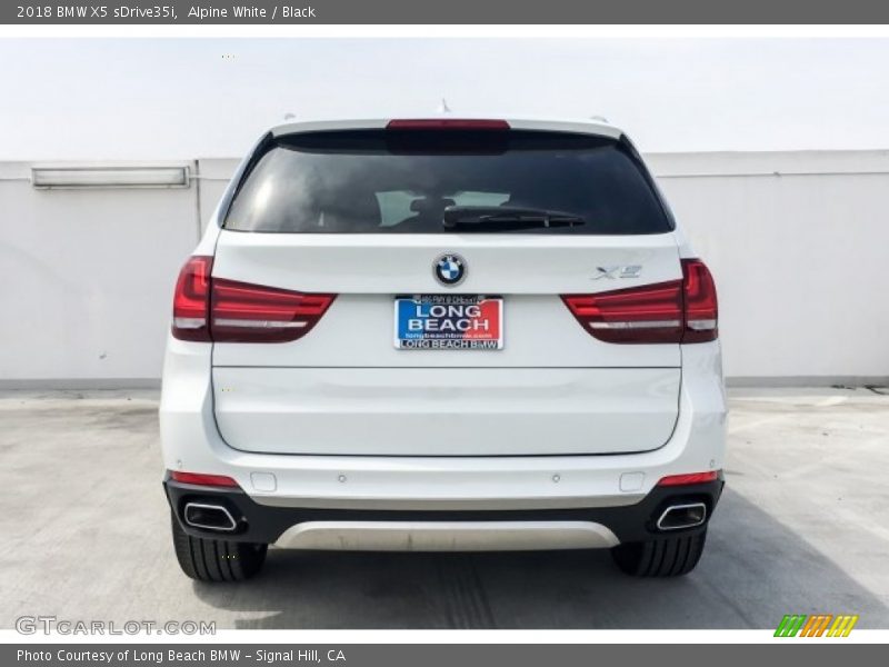 Alpine White / Black 2018 BMW X5 sDrive35i