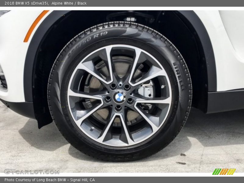 Alpine White / Black 2018 BMW X5 sDrive35i