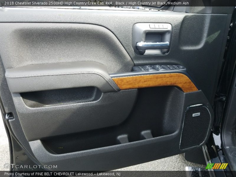 Door Panel of 2018 Silverado 2500HD High Country Crew Cab 4x4