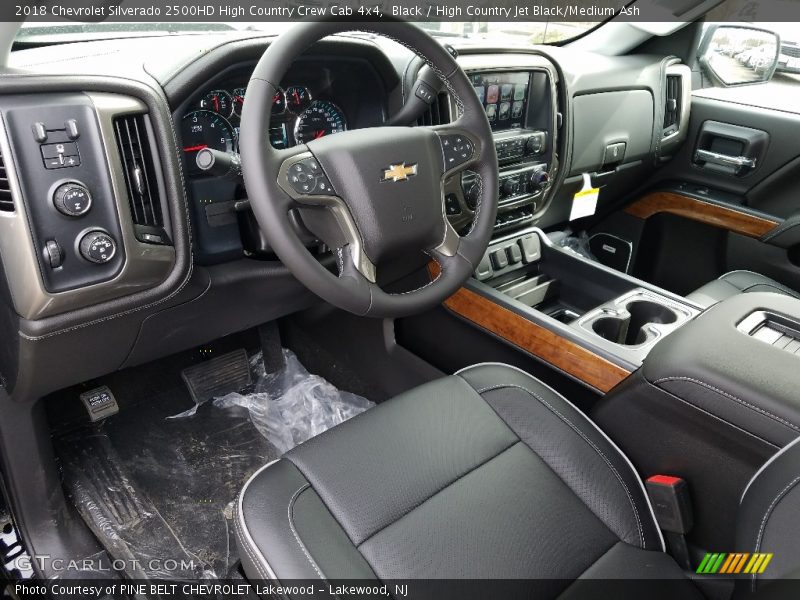  2018 Silverado 2500HD High Country Crew Cab 4x4 High Country Jet Black/Medium Ash Interior