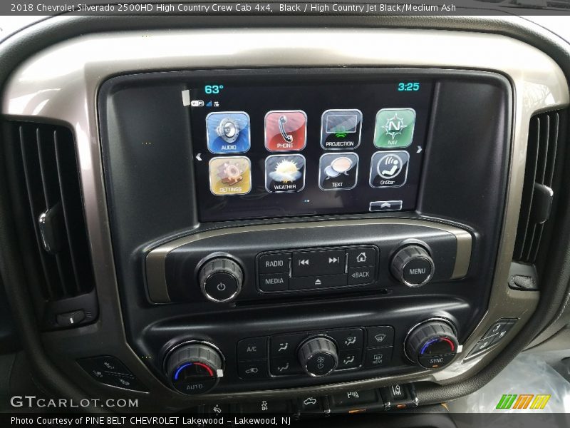 Controls of 2018 Silverado 2500HD High Country Crew Cab 4x4